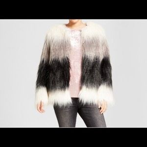 Faux fur jacket
